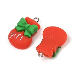 Christmas Theme Opaque Resin Pendants&nbsp;RESI-S08-05D