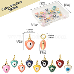 26Pcs Brass Enamel Charms&nbsp;KK-FS0001-68