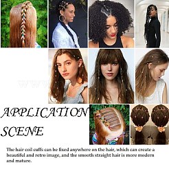 Iron Dreadlocks Beads Hair Decoration&nbsp;IFIN-S696-18G