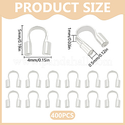 400Pcs Brass Wire Guardian and Protectors&nbsp;KK-LP0001-21S