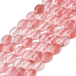 Synthetic Cherry Quartz Glass Beads Strands&nbsp;G-H349-A01-27