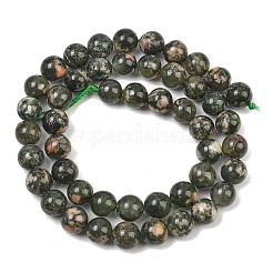 Natural Green Rutilated Quartz Beads Strands&nbsp;GG-CBAC4F6-B01-8mm-C
