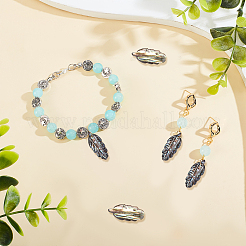 6Pcs Natural Paua Shell Pendants&nbsp;FIND-AR0002-18