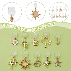 10Pcs Plastic Mobile Dustproof Plugs&nbsp;HJEW-DC00117