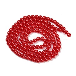 ABS Plastic Imitation Pearl Round Beads&nbsp;MACR-S789-8mm-14