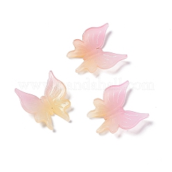 Two Tone Opaque Acrylic Cabochons&nbsp;X-OACR-C009-11