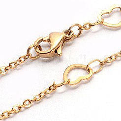 Fashionable 304 Stainless Steel Chain Necklaces&nbsp;NJEW-I060-03