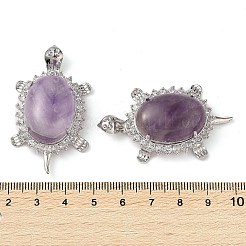 Natural Amethyst Pendants&nbsp;G-A095-04P-01