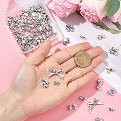 60Pcs 6 Styles Tibetan Style Alloy Beads&nbsp;TIBEB-YW0001-38