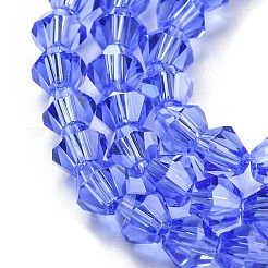 Transparent Electroplate Glass Beads Strands&nbsp;LS-GLAA-F029-3mm-C07