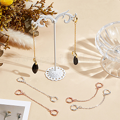3 Pairs Brass Hoop Earrings&nbsp;HJEW-OC00317