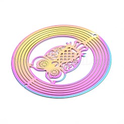 201 Stainless Steel 3D Rotating Hanging Wind Spinner&nbsp;STAS-T064-93