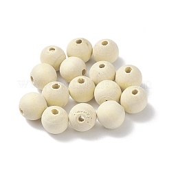 (Defective Closeout Sale: Spotted) Unfinished Natural Wood Beads&nbsp;WOOD-XCP0001-57