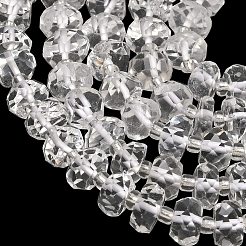 Natural Quartz Crystal Beads Strands&nbsp;G-L642-J05-02