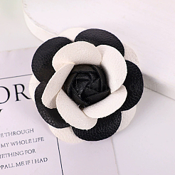 PU Leather Alligator Hair Clips for Girls&nbsp;OHAR-WH20008-18B
