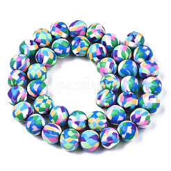 Handmade Polymer Clay Beads Strands&nbsp;CLAY-T020-01