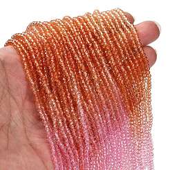 Transparent Painted Glass Beads Strands&nbsp;DGLA-A034-T2mm-A20