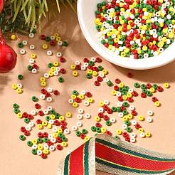 4 Colors 8/0 Christmas MIYUKI Round Rocailles Seed Beads&nbsp;SEED-X0058-15
