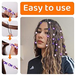 Acrylic Hair Coil Cuffs&nbsp;FIND-FZC0005-004A-02