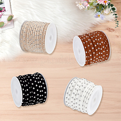 8 Rolls 4 Colors Faux Suede Cord&nbsp;LW-CL0001-05