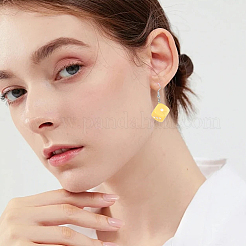 40Pcs 2 Colors Transparent/Opaque Acrylic Enamel Pendants&nbsp;TACR-SC0002-69
