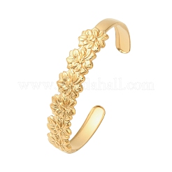 304 Stainless Steel Cuff Bangles for Women&nbsp;BJEW-P359-02G
