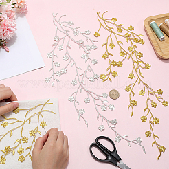 Plum Blossom Shape Appliques&nbsp;PATC-CP0001-06A