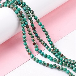 Assembled Natural Imperial Jasper & Synthetic Opal Beads Strands&nbsp;G-K317-A19-01