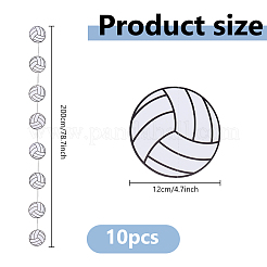 Paper Volleyball Hanging Banners&nbsp;AJEW-WH0752-629