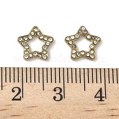 304 Stainless Steel Rhinestone Cabochons&nbsp;STAS-A057-04G-E02