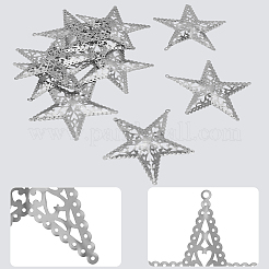 10Pcs Iron Pendants&nbsp;IFIN-GF0001-55A