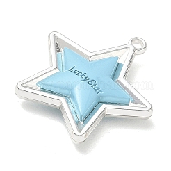Spray Painted Alloy Pendants&nbsp;AL-CBA5B8E-14P-02