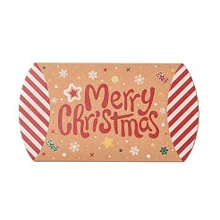 Christmas Theme Cardboard Candy Pillow Boxes&nbsp;CON-G017-02K