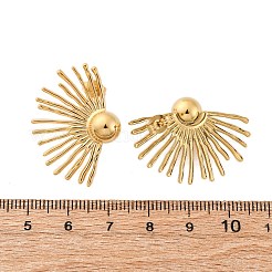 304 Stainless Steel Stud Earrings&nbsp;EJEW-Z098-07G
