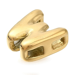 Ion Plating(IP) 304 Stainless Steel Slide Charms&nbsp;STAS-B075-37G-W