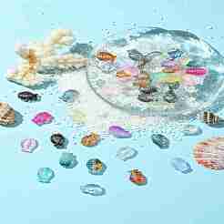 50Pcs 25 Styles Handmade Electroplate Glass Beads&nbsp;EGLA-YW0003-15