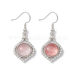Gemstone Vase Dangle Earrings&nbsp;EJEW-A092-01P