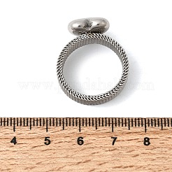 304 Stainless Steel Finger Rings for Women&nbsp;RJEW-K258-11P