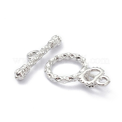 Rack Plating Brass Toggle Clasps&nbsp;KK-C218-04P