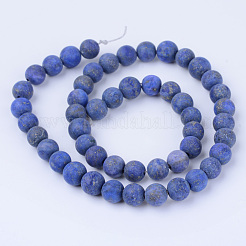 Natural Lapis Lazuli Beads Strands&nbsp;X-G-Q462-6mm-19