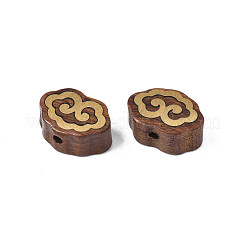 Natural Wood Undyed Beads&nbsp;WOOD-N013-007