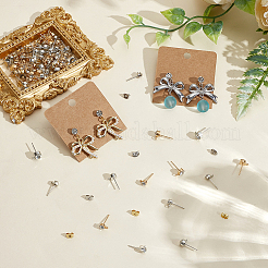 Iron Rhinestone Stud Earring Findings&nbsp;IFIN-SP0001-58