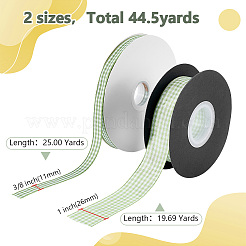 2 Rolls 2 Styles Polyester Ribbon&nbsp;OCOR-ME0002-02A