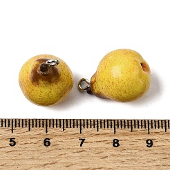 Fruit Theme Resin Pendants&nbsp;RESI-D018-01P-03