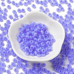 Imitation Jade 3/0 Glass Seed Beads&nbsp;SEED-Z001-A-A04