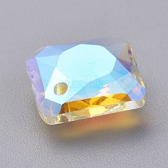 Glass Rhinestone Pendants&nbsp;RGLA-A024-I03-001SI
