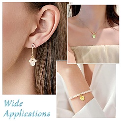 40Pcs 8 Style ABS Plastic Imitation Pearl Pendants&nbsp;PALLOY-CJ00177