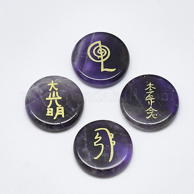 Natural Amethyst Cabochons&nbsp;G-T122-36B-1