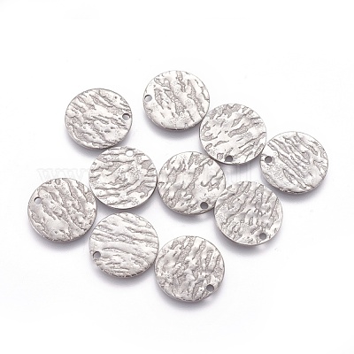 Non-Tarnish 304 Stainless Steel Charms&nbsp;STAS-E455-04P-15mm-1