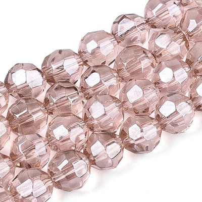 Electroplate Glass Beads Strands&nbsp;EGLA-Q129-01A-1